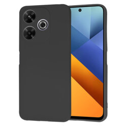 Husa silicon Xiaomi Poco M6 4G Techsuit SoftFlex, negru