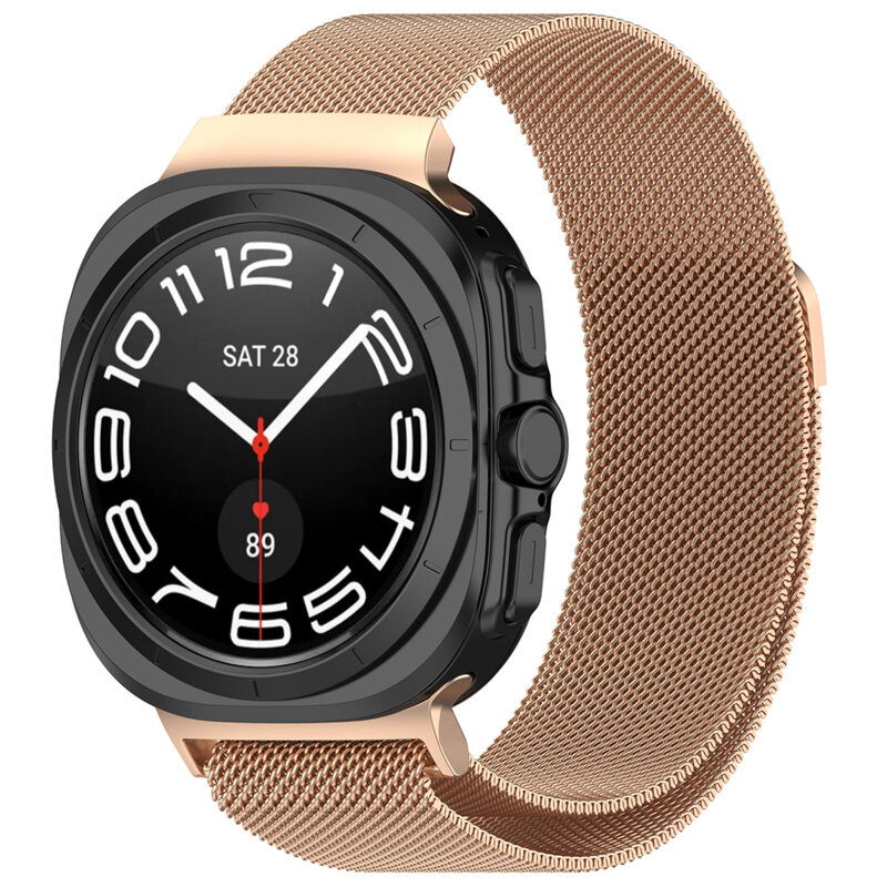 Curea Samsung Galaxy Watch Ultra 47mm Techsuit, roz auriu, W009