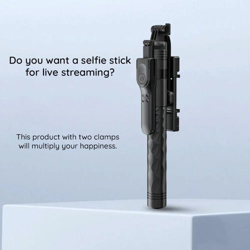 Selfie stick Bluetooth cu telecomanda, Techsuit K28, 175cm