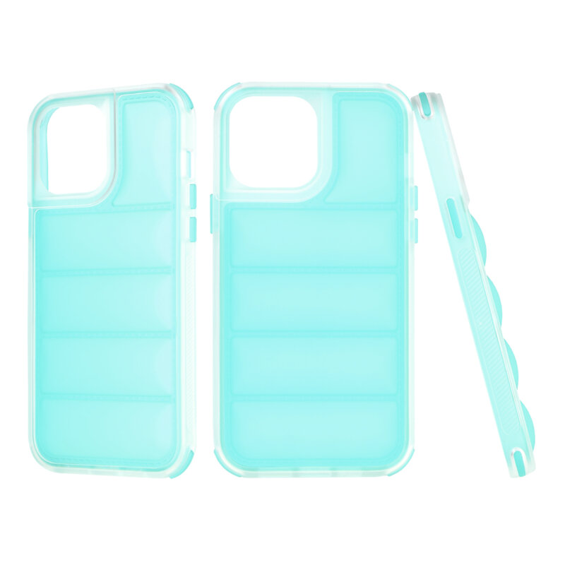 Husa iPhone 12 Pro Max Techsuit Wave Shield, turcoaz