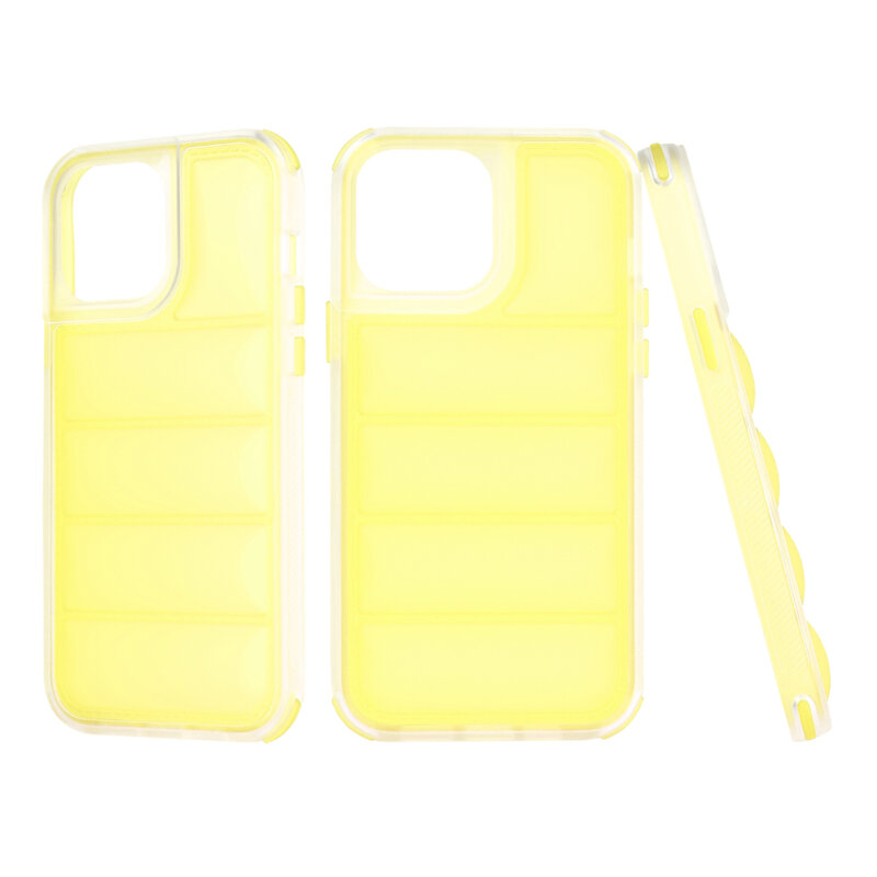 Husa iPhone 12 Pro Max Techsuit Wave Shield, galben