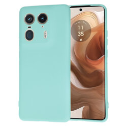 Husa silicon Motorola Edge 50 Ultra Techsuit SoftFlex, turcoaz