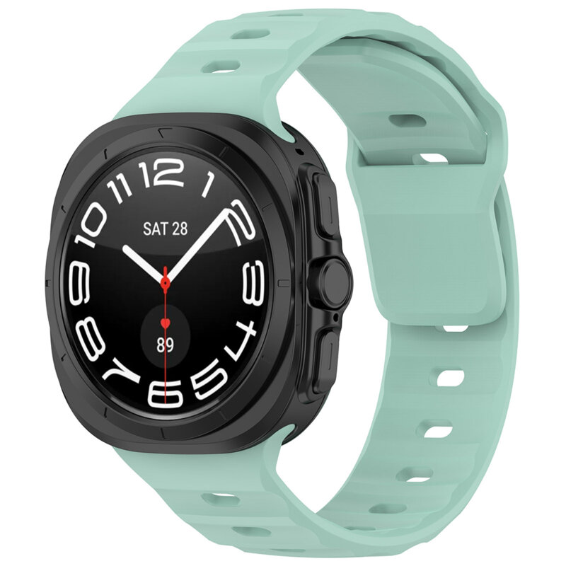 Curea Samsung Galaxy Watch Ultra 47mm Techsuit, verde deschis, W055