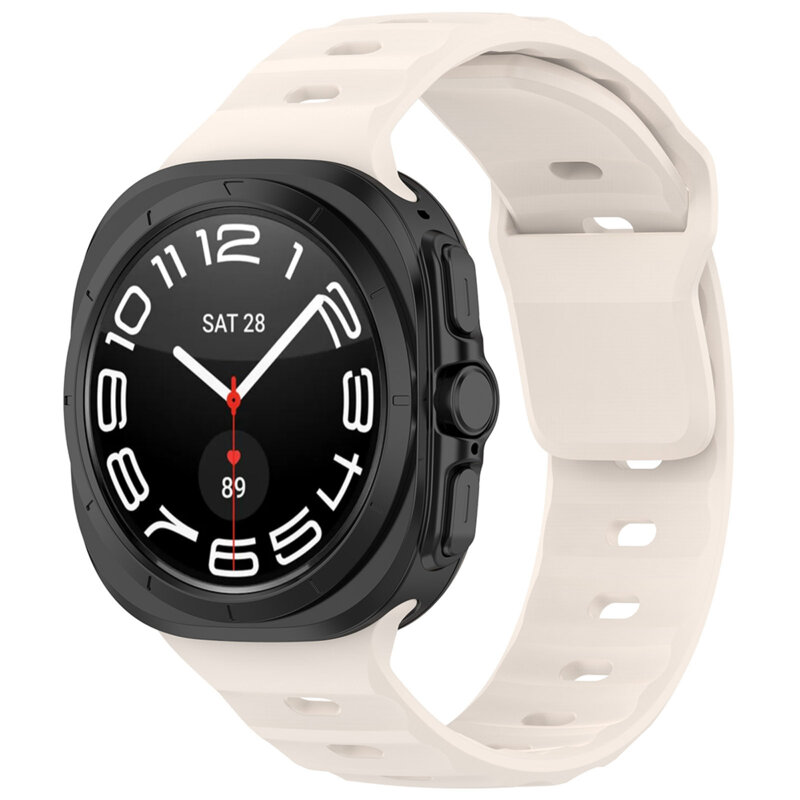 Curea Samsung Galaxy Watch Ultra 47mm Techsuit, crem, W055