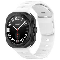 Curea Samsung Galaxy Watch Ultra 47mm Techsuit, alb, W055