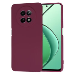 Husa silicon Realme 12 Techsuit SoftFlex, bordo