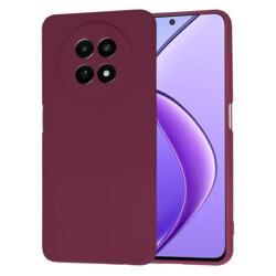 Husa silicon Realme 12x Techsuit SoftFlex, bordo