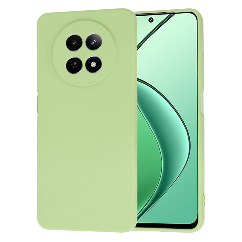 Husa silicon Realme 12 Techsuit SoftFlex, verde