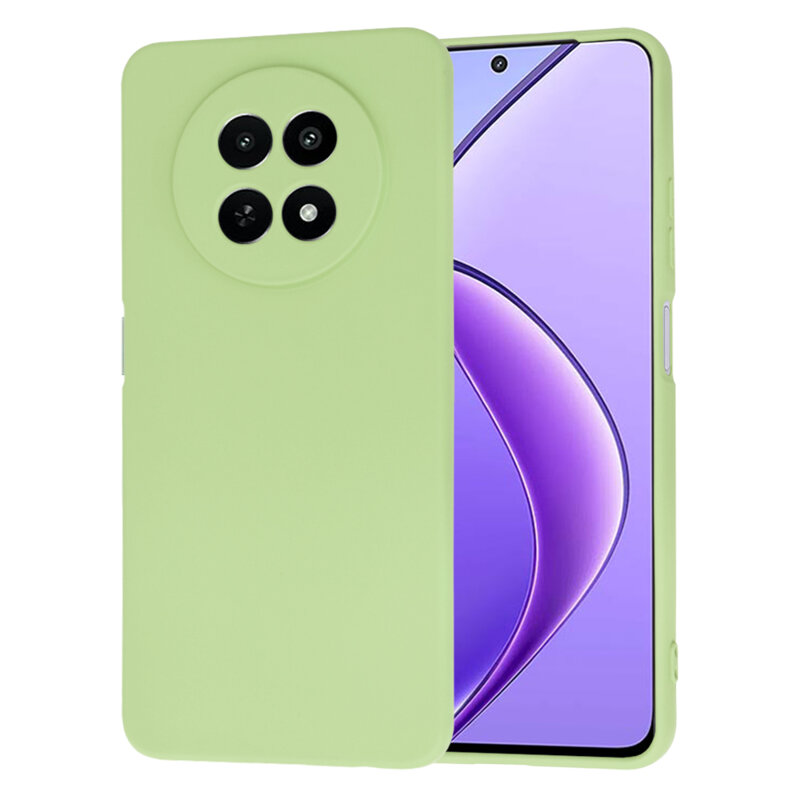Husa silicon Realme 12x Techsuit SoftFlex, verde