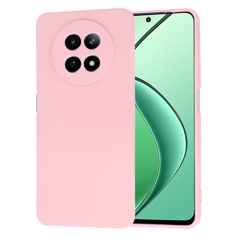 Husa silicon Realme 12 Techsuit SoftFlex, roz