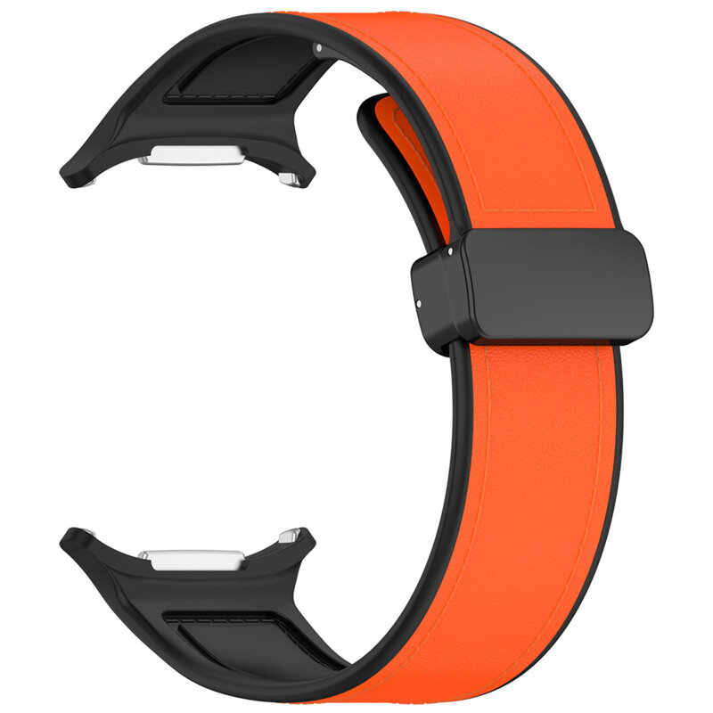 Curea Samsung Galaxy Watch Ultra 47mm Techsuit, portocaliu, W056
