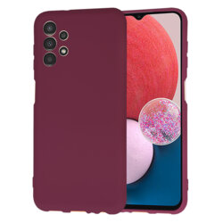 Husa silicon Samsung Galaxy A13 4G Techsuit SoftFlex, bordo