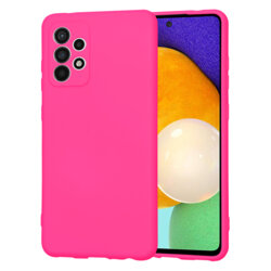 Husa silicon Samsung Galaxy A52 5G Techsuit SoftFlex, fucsia