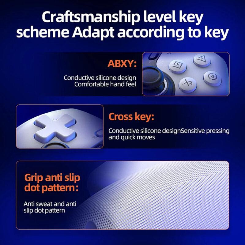 Gamepad telefon/tableta/Switch/PS4, Techsuit BSP-D9, negru