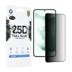 Folie sticla Samsung Galaxy S22 Plus 5G Lito 2.5D Full Glue, privacy