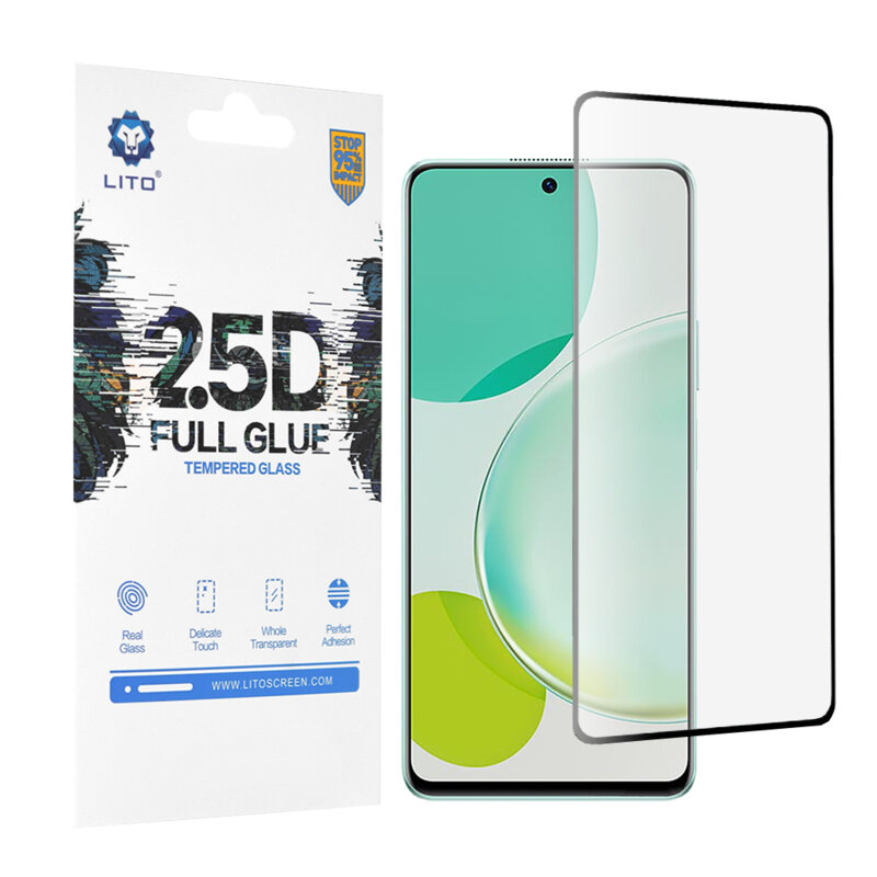 Folie sticla Huawei nova 11i Lito 2.5D Full Glue, negru
