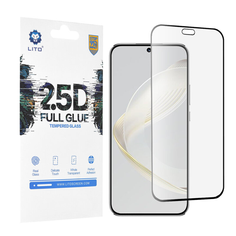 Folie sticla Huawei nova 11 Lito 2.5D Full Glue, negru