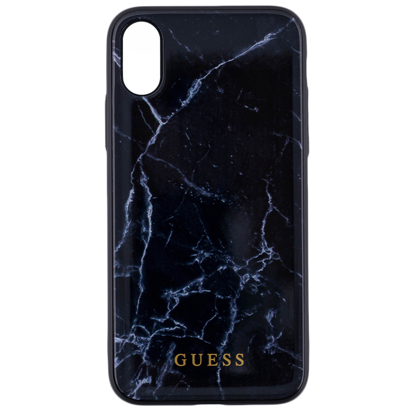 Carcasa iPhone X, iPhone 10 Originala Guess - Negru GUHCPXHYMABK
