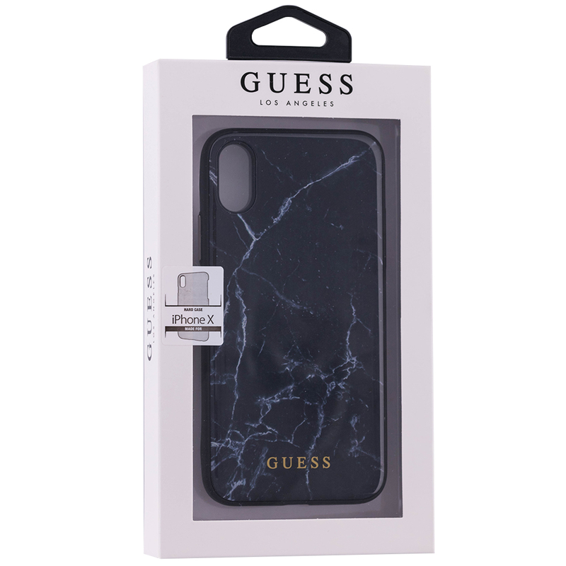 Carcasa iPhone X, iPhone 10 Originala Guess - Negru GUHCPXHYMABK