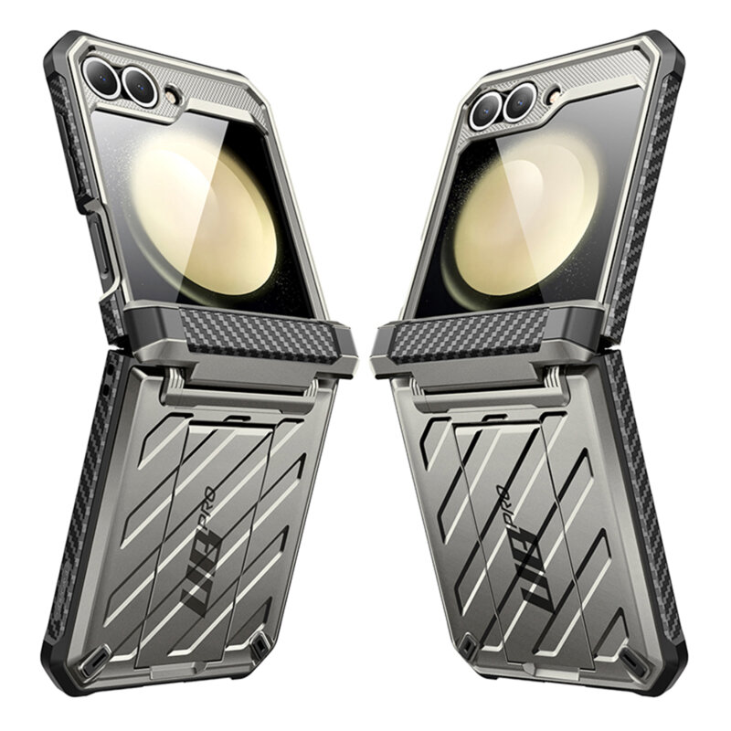 Husa Samsung Galaxy Z Flip6 Supcase Unicorn Beetle Pro, gri