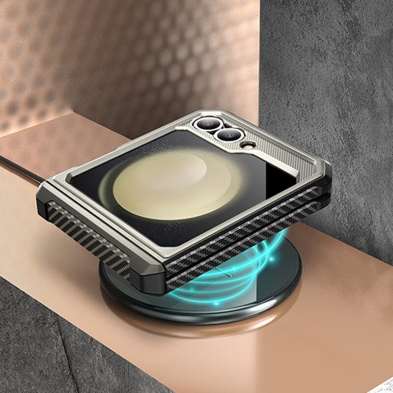 Husa Samsung Galaxy Z Flip6 Supcase Unicorn Beetle Pro, gri