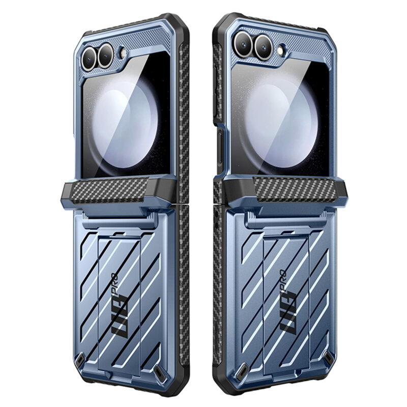 Husa Samsung Galaxy Z Flip6 Supcase Unicorn Beetle Pro, albastru