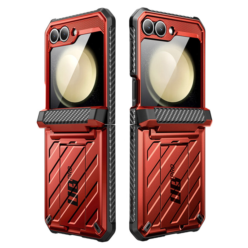 Husa Samsung Galaxy Z Flip6 Supcase Unicorn Beetle Pro, rosu