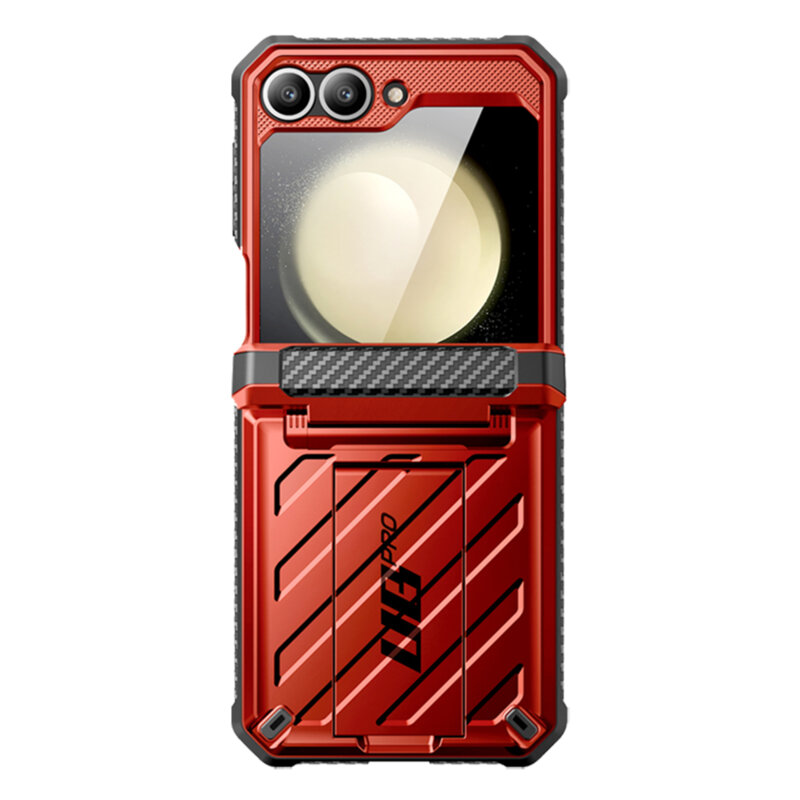 Husa Samsung Galaxy Z Flip6 Supcase Unicorn Beetle Pro, rosu