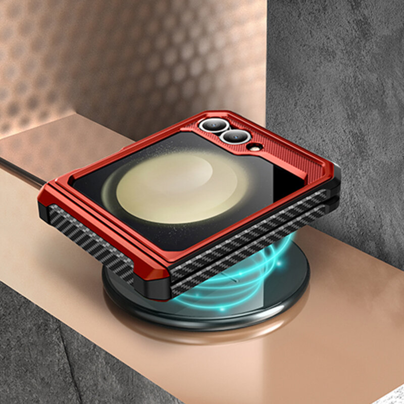 Husa Samsung Galaxy Z Flip6 Supcase Unicorn Beetle Pro, rosu