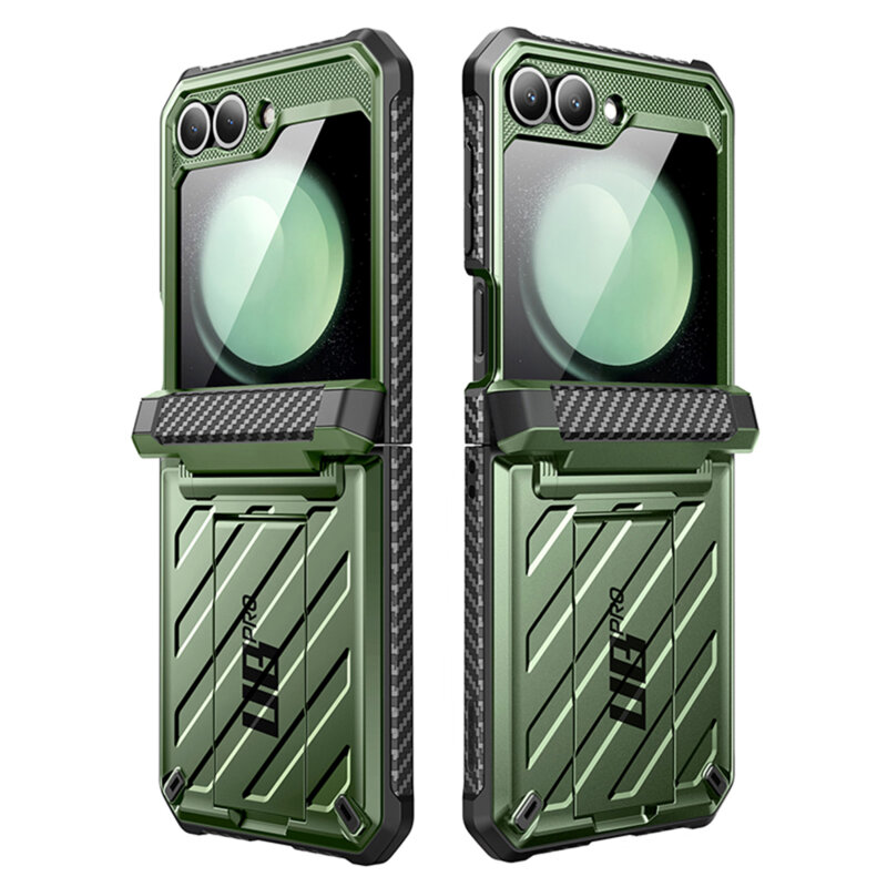 Husa Samsung Galaxy Z Flip6 Supcase Unicorn Beetle Pro, verde