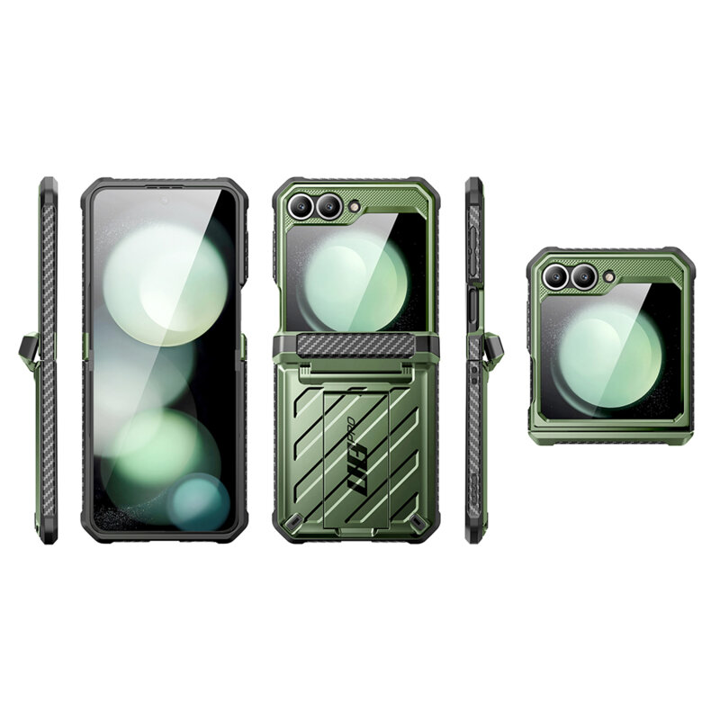Husa Samsung Galaxy Z Flip6 Supcase Unicorn Beetle Pro, verde