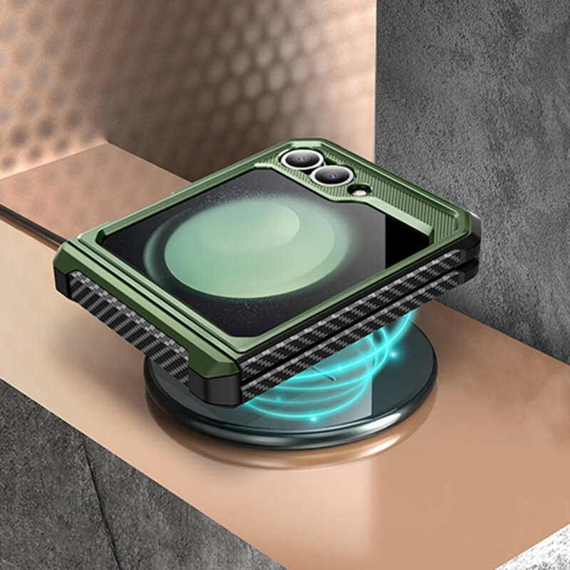 Husa Samsung Galaxy Z Flip6 Supcase Unicorn Beetle Pro, verde
