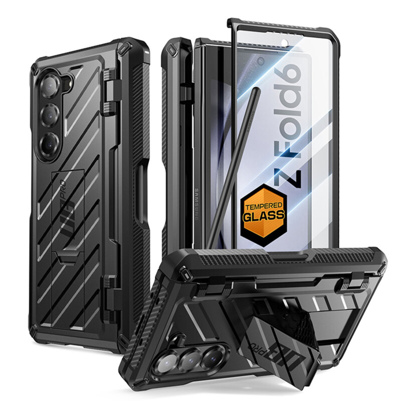 Husa Samsung Galaxy Z Fold6 Supcase Unicorn Beetle Pro, negru