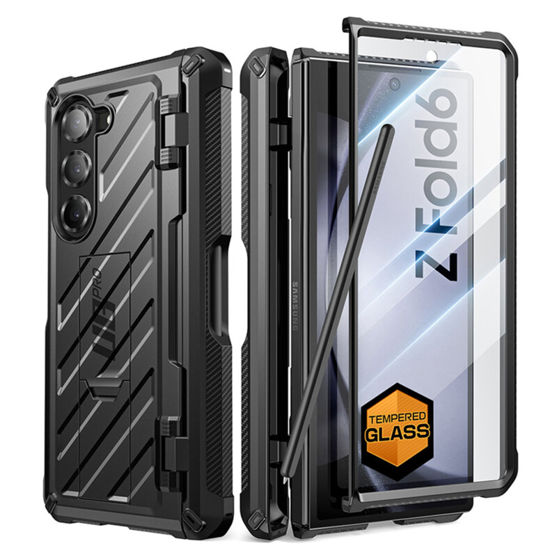 Husa Samsung Galaxy Z Fold6 Supcase Unicorn Beetle Pro, negru