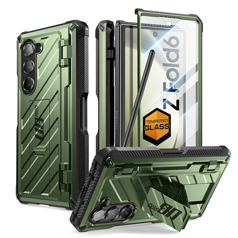 Husa Samsung Galaxy Z Fold6 Supcase Unicorn Beetle Pro, verde