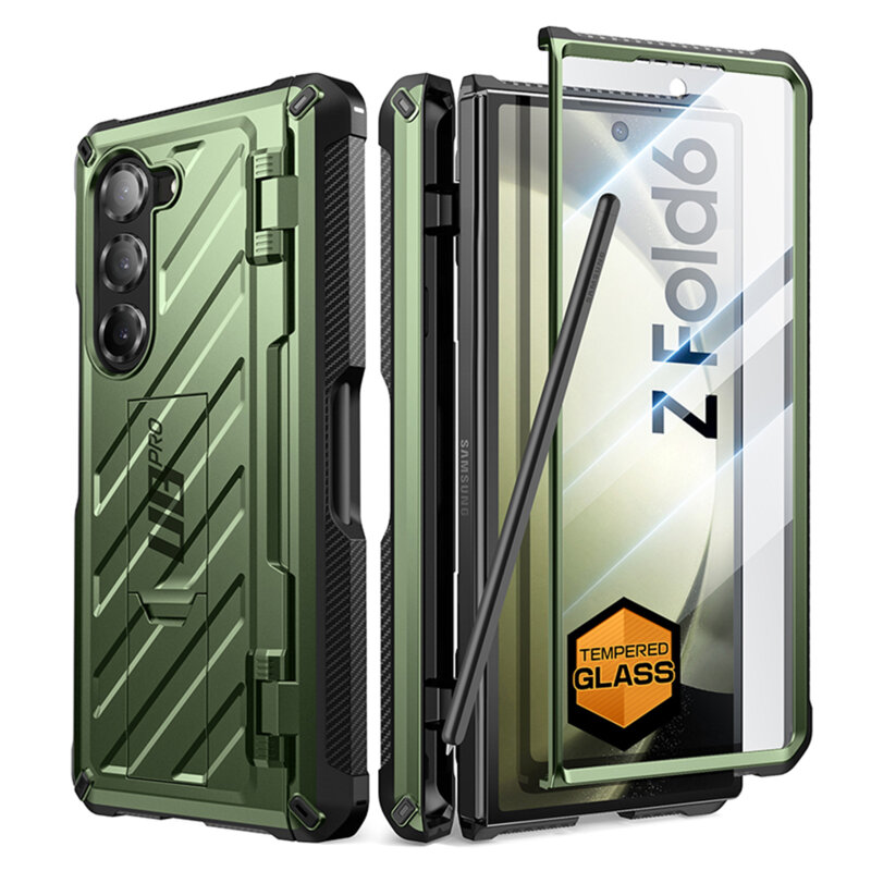 Husa Samsung Galaxy Z Fold6 Supcase Unicorn Beetle Pro, verde