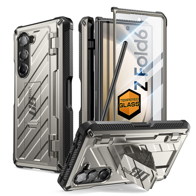 Husa Samsung Galaxy Z Fold6 Supcase Unicorn Beetle Pro, gri