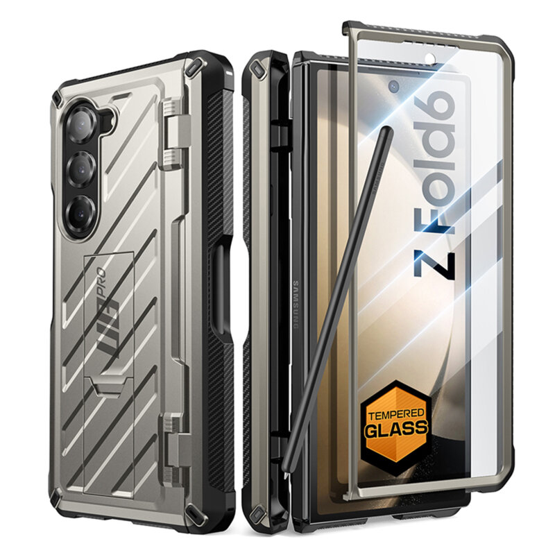Husa Samsung Galaxy Z Fold6 Supcase Unicorn Beetle Pro, gri
