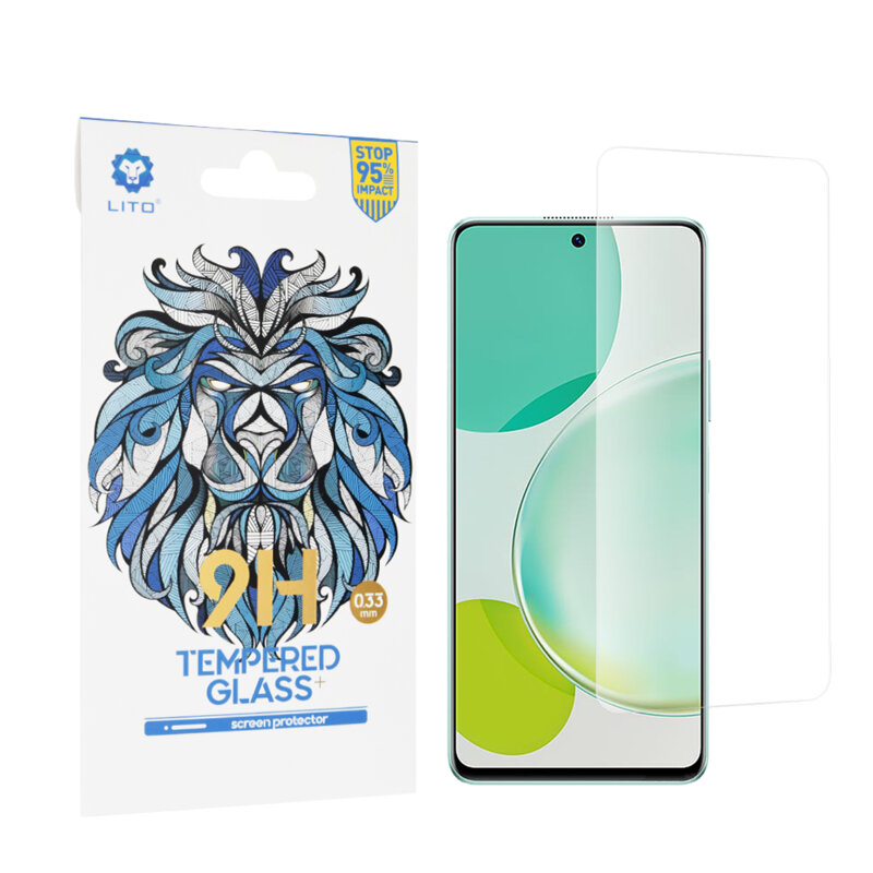 Folie sticla Huawei nova 11i Lito 9H Tempered Glass, transparenta