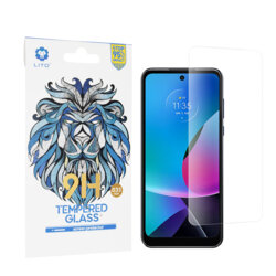 Folie sticla Motorola Moto G Play (2023) Lito 9H Tempered Glass, transparenta