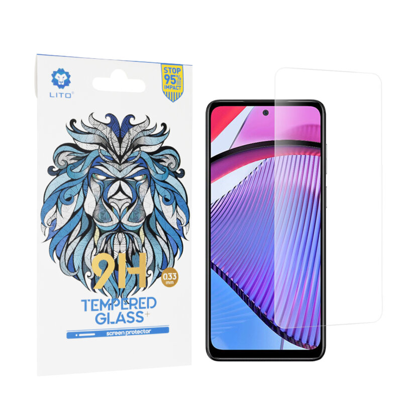 Folie sticla Motorola Moto G Power 5G Lito 9H Tempered Glass, transparenta