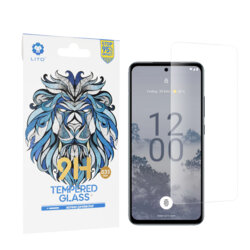 Folie sticla Nokia X30 Lito 9H Tempered Glass, transparenta