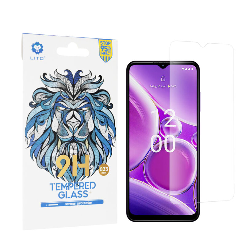 Folie sticla Nokia G42 Lito 9H Tempered Glass, transparenta