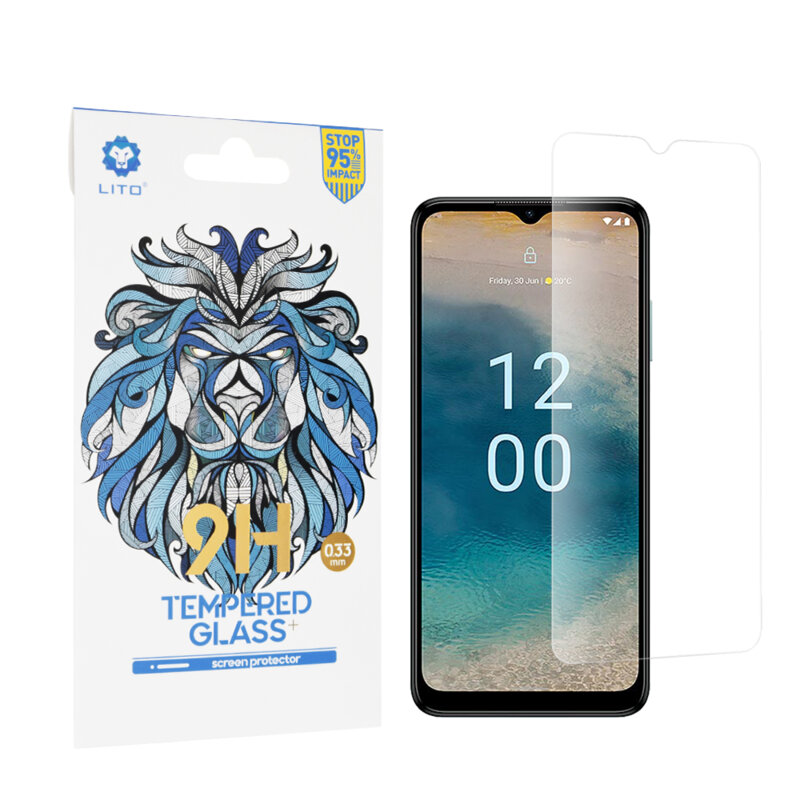 Folie sticla Nokia G22 Lito 9H Tempered Glass, transparenta