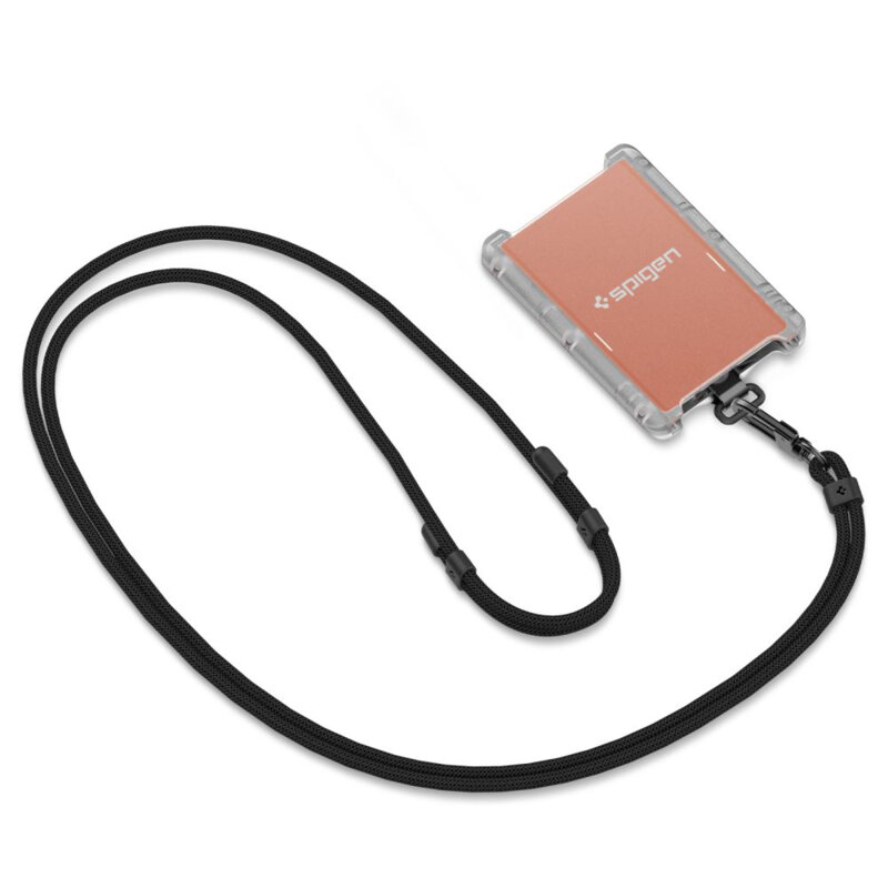 Snur, lanyard pentru telefon Spigen, universal, negru