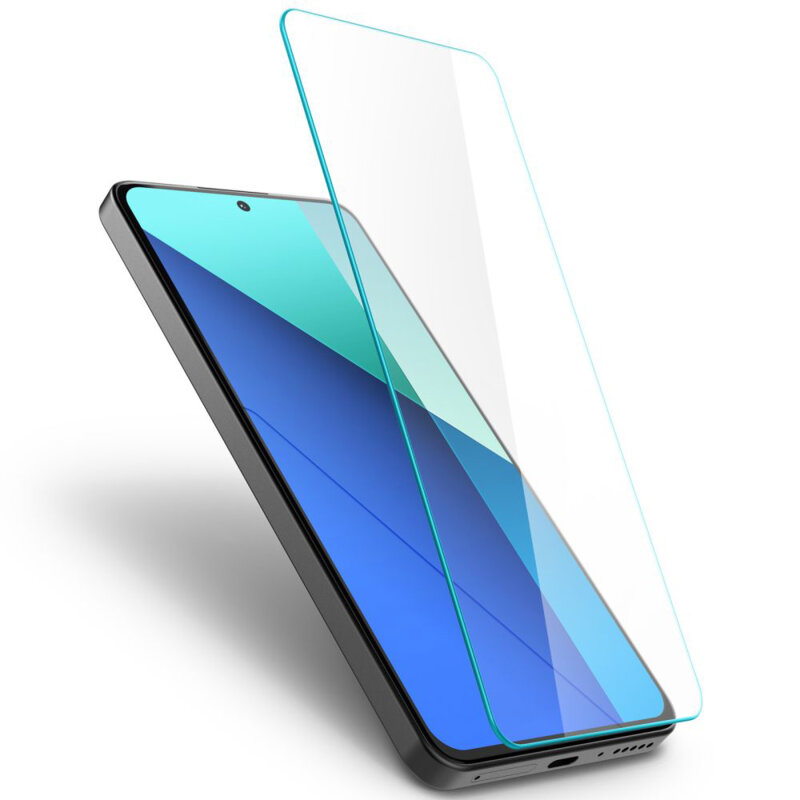 [Pachet 2x] Folie Xiaomi Redmi Note 13 4G Spigen Glas.tR Slim, transparenta