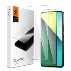 [Pachet 2x] Folie Xiaomi Redmi Note 13 Pro 5G Spigen Glas.tR Slim, transparenta