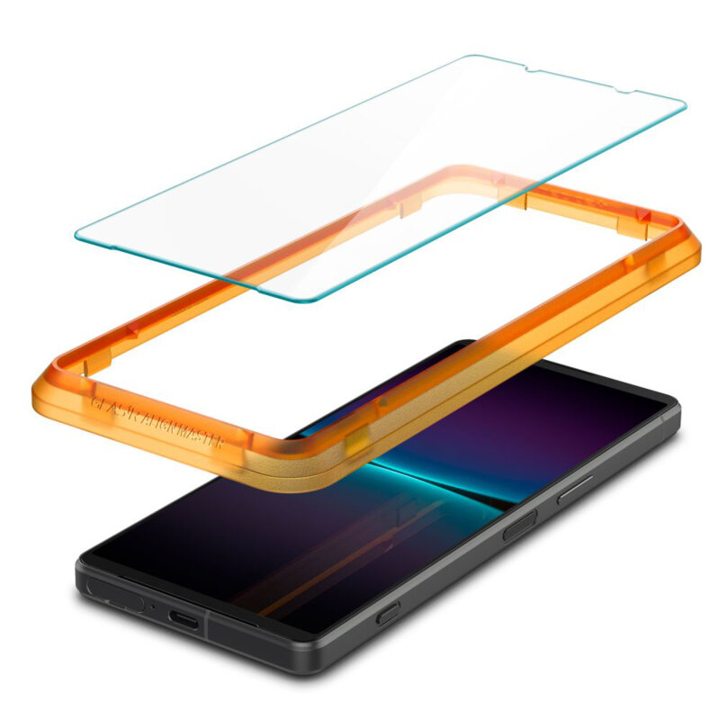 [Pachet 2x] Folie sticla Sony Xperia 1 VI Spigen Glas.tR Align Master, transparenta