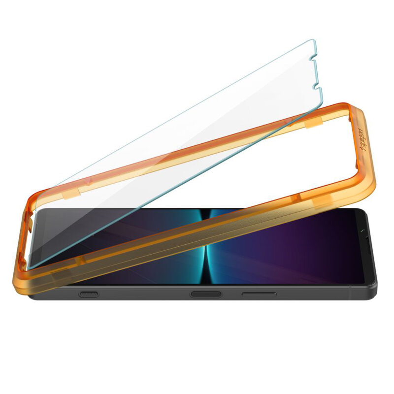 [Pachet 2x] Folie sticla Sony Xperia 1 VI Spigen Glas.tR Align Master, transparenta