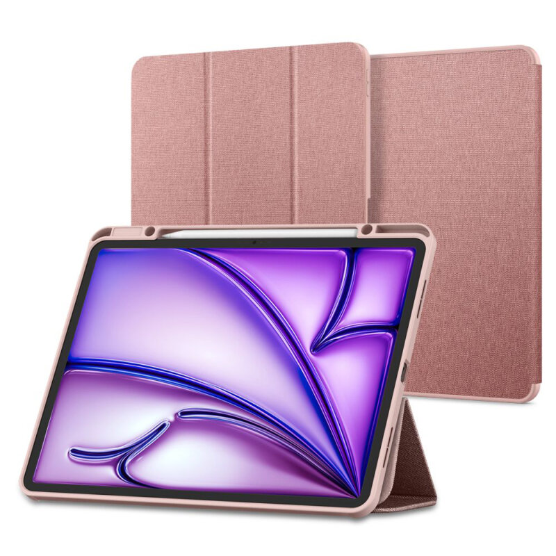 Husa iPad Air 13 (2024) Spigen Urban Fit, roz